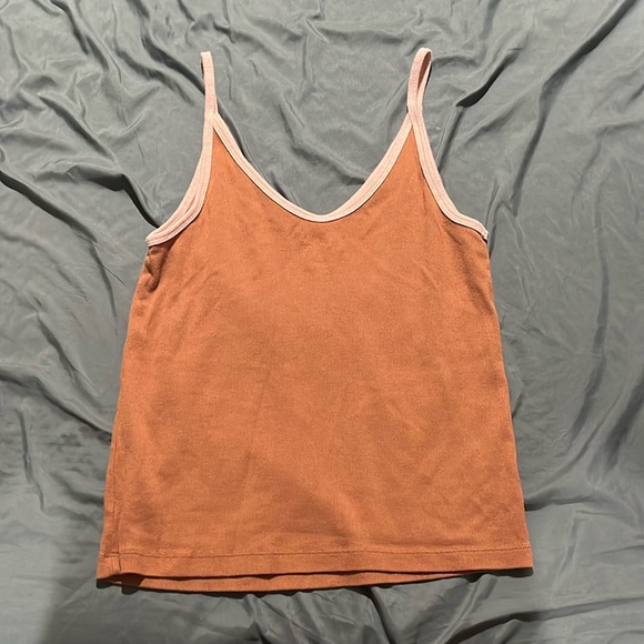 Tan Ribbed Tank Top - Picture 2 of 4